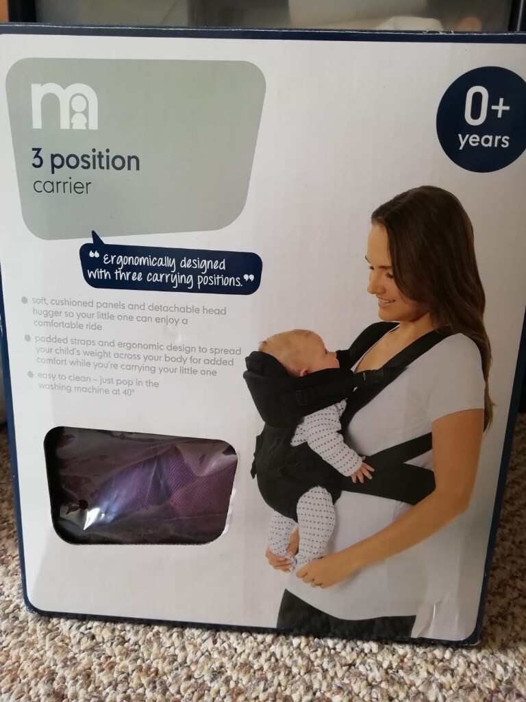 mothercare three position baby carrier